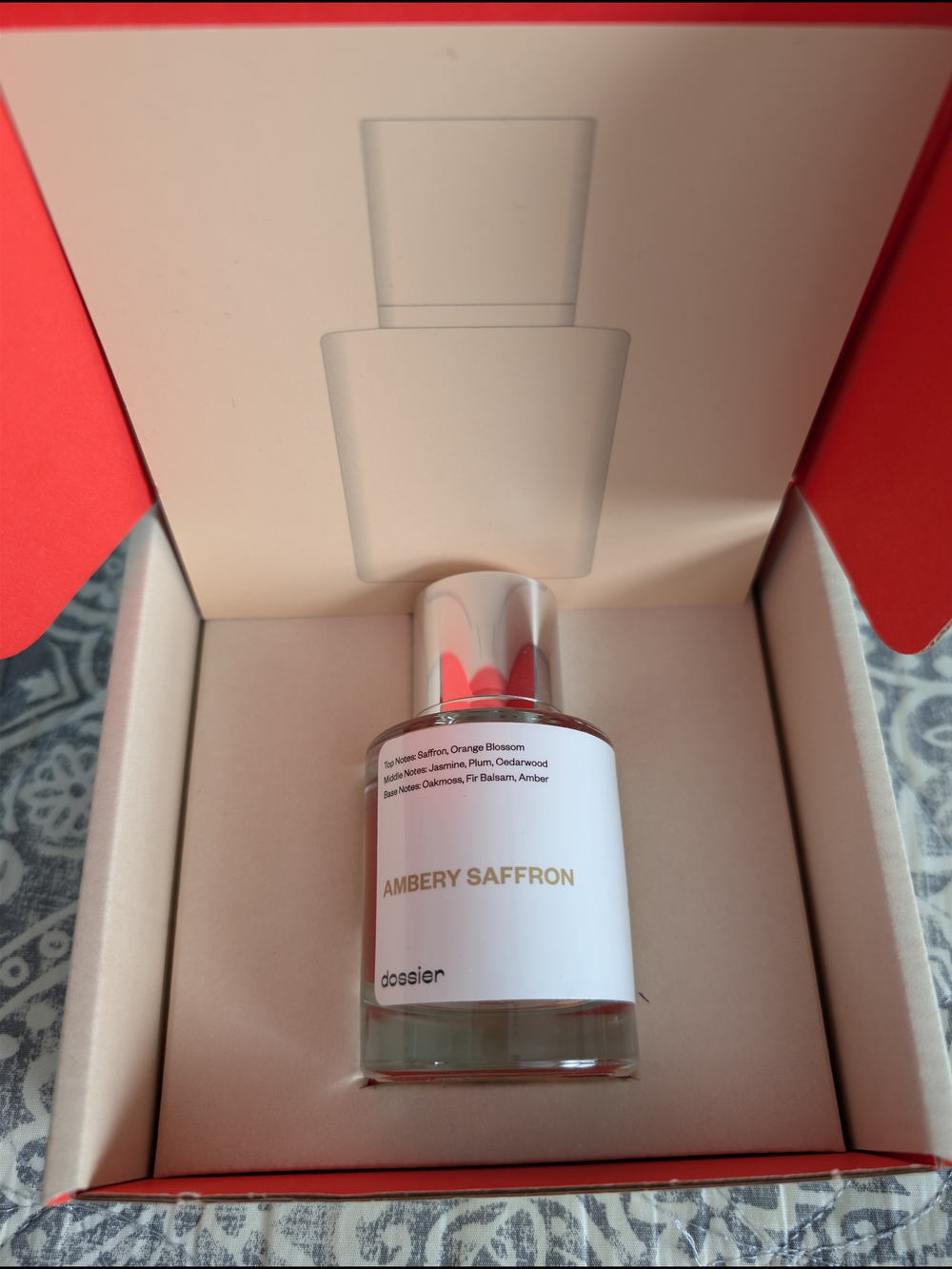 Dossier Ambery Saffron Perfume - Amber & Saffron